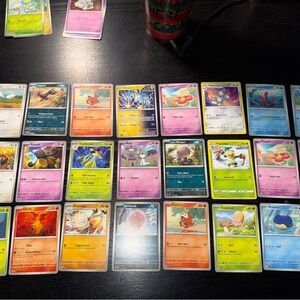 Assorted Pokémon Trading Cards